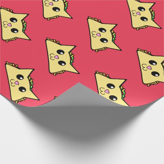 Taco Cat Cadeaupapier (Hoek)