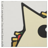 Taco Cat Cut and Sew Kit Stof (Swatch)