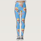 Taco Cat Emoji-leggings Leggings (Voorkant)