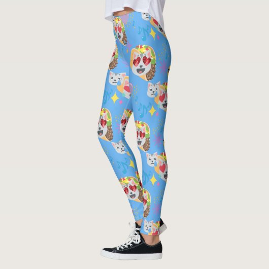 Taco Cat Emoji-leggings Leggings (Links)