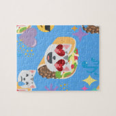 taco cat emoji legpuzzel (Horizontaal)