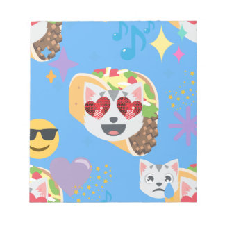 taco cat emoji notitieblok