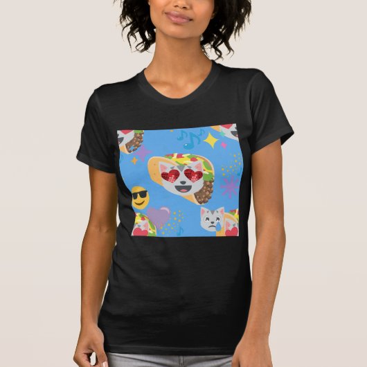 taco cat emoji t-shirt (Voorkant)