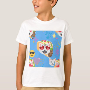 taco cat emoji t-shirt