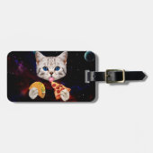 Taco, Cat en pizza Bagagelabel (Voorkant horizontaal)