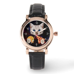Taco, Cat en pizza Horloge