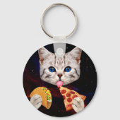 Taco, Cat en pizza Sleutelhanger (Voorkant)