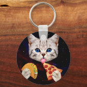 Taco, Cat en pizza Sleutelhanger (Voorkant)