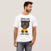 TACO CAT Funny T-shirts (Voorkant volledig)
