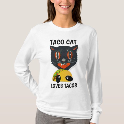 TACO CAT Funny T-shirts (Voorkant)