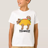 Taco Cat Humor Unisex T-shirt, Palindroom Graphic T-shirt (Voorkant)