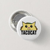 Taco Cat II Ronde Button 3,2 Cm (Voorkant /achterkant)