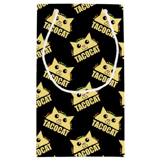Taco Cat Klein Cadeauzakje (Achterkant)