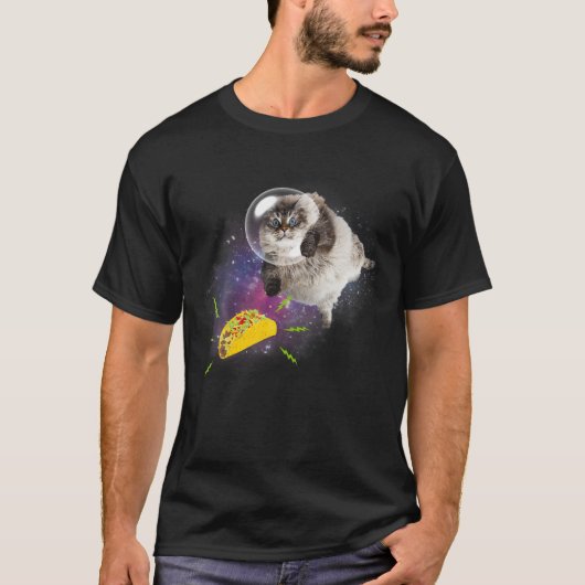 Taco Cat, Mannen Taco, Mannen Taco, Cat T-shirt (Voorkant)