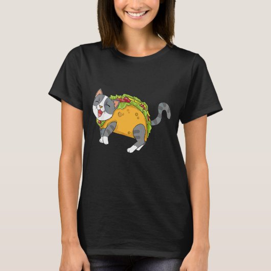 Taco Cat Mexican Food Cat Cinco de Mayo T-shirt (Voorkant)