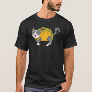 Taco Cat Mexican Food Mannen Woman Kinder Youth T-shirt