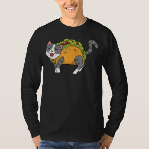Taco Cat Mexican Food Mannen Woman Kinder Youth T-shirt
