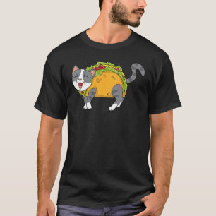 Taco Cat Mexican Food Mannen Woman Youth T-shirt