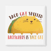 Taco Cat Palindrome Magneet (Voorkant)