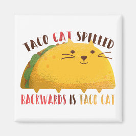Taco Cat Palindrome Magneet