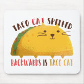 Taco Cat Palindrome Muismat (Voorkant)