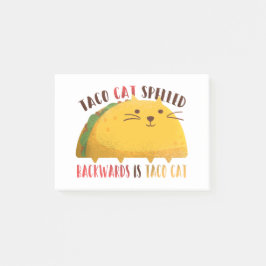 Taco Cat Palindrome Post-it® Notes
