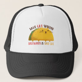 Taco Cat Palindrome Trucker Pet