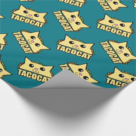 Taco Cat Pattern Cadeaupapier (Hoek)