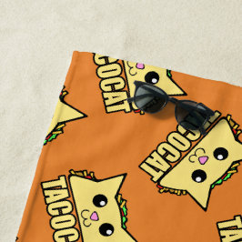 Taco Cat Patterned Strandlaken