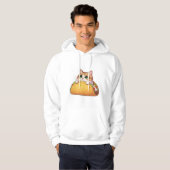 Taco Cat | Schattige Kat in een taco | Perfect sma Hoodie (Voorkant volledig)