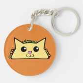 Taco Cat Sleutelhanger (Achterkant)