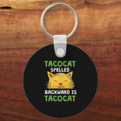 Taco Cat Spelling Backwards is Taco Cat Funny Quot Sleutelhanger (Voorkant)