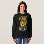 Taco Cat Spelling Backwards is Taco Cat Mexican vo Trui (Voorkant volledig)