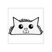 Taco Cat-teken Rubberstempel (Afrduk)