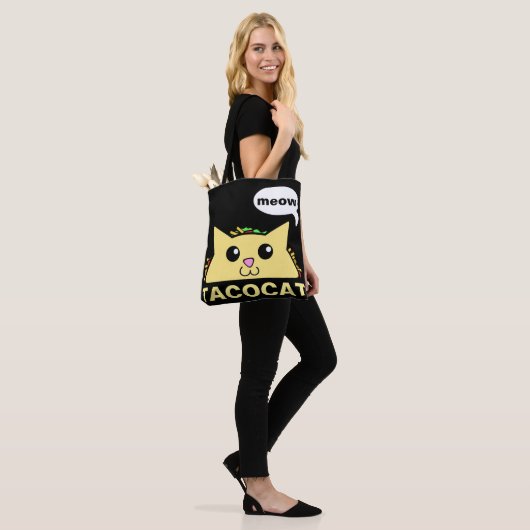 Taco Cat Tote Bag (Op model)