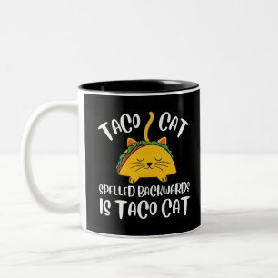 Taco Cat Tweekleurige Koffiemok