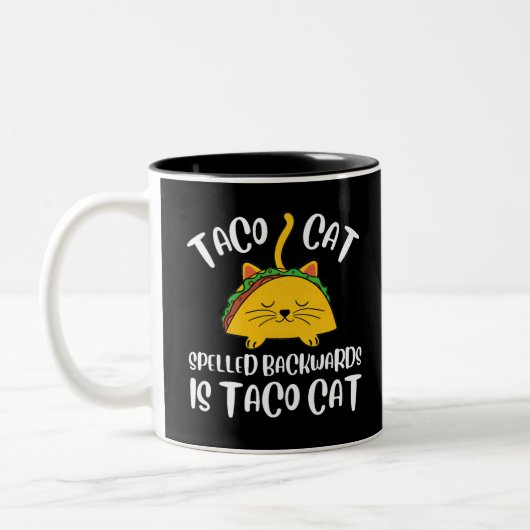 Taco Cat Tweekleurige Koffiemok (Links)
