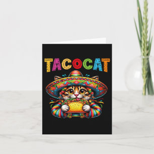 Taco Cat voor vrouwen en Kinderen - Tacocat Cinco Kaart