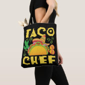 Taco Chef Mexican Food Cook Tote Bag (Dichtbij)