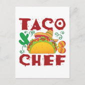 Taco Chef Taco Truck Briefkaart (Voorkant)