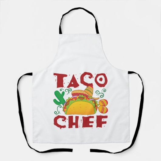 Taco Chef Taco Truck Schort (Voorkant)