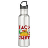 Taco Chef Taco Truck Waterfles (Voorkant)