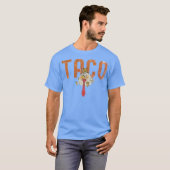 TACO Chicken Trump Always Chickens Out T-shirt (Voorkant volledig)