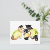 Taco Chihuahuas Briefkaart (Staand voorkant)