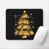 Taco Christmas Tree Xmas Mexican Food  Muismat (Met muis)