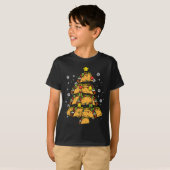 Taco Christmas Tree Xmas Mexican Food  T-shirt (Voorkant volledig)