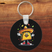 Taco Cinco De Mayo Feestelijk Grappig _1 Sleutelhanger (Voorkant)
