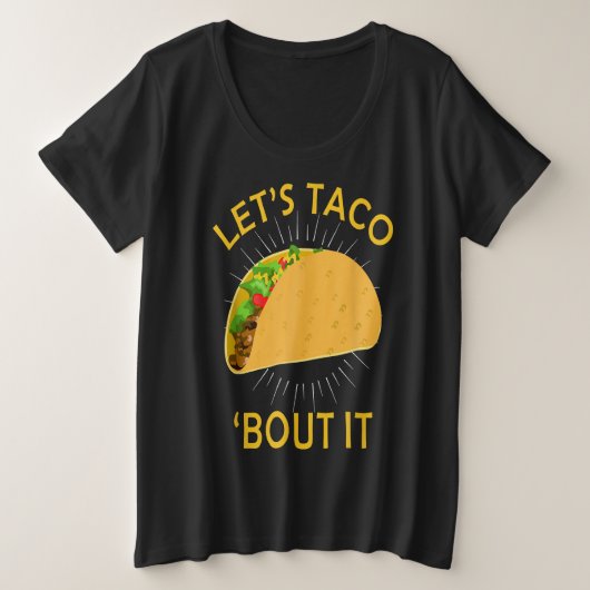 taco cinco de mayo gift grote maat t-shirt (Design voorkant)