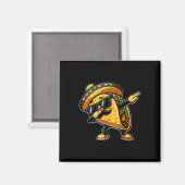 Taco Cinco De Mayo Grappige Mexicaanse Vaderdag Magneet (Voorkant / Achterkant)