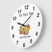 Taco Clock - Mexicaanse Restaurant Wall Clock Grote Klok (Hoek)